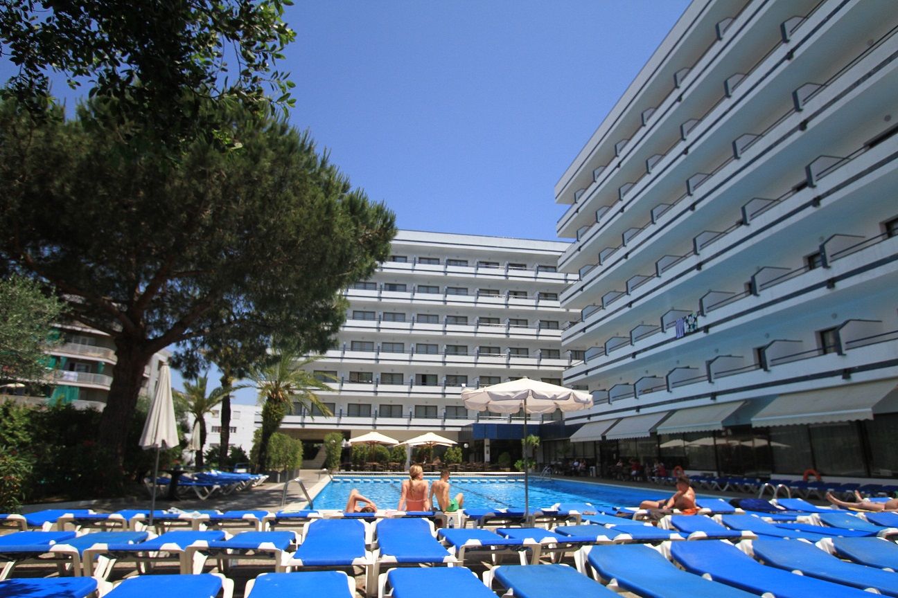 Hotel Gran Garbi Mar&AquaSplash Lloret de Mar Bagian luar foto